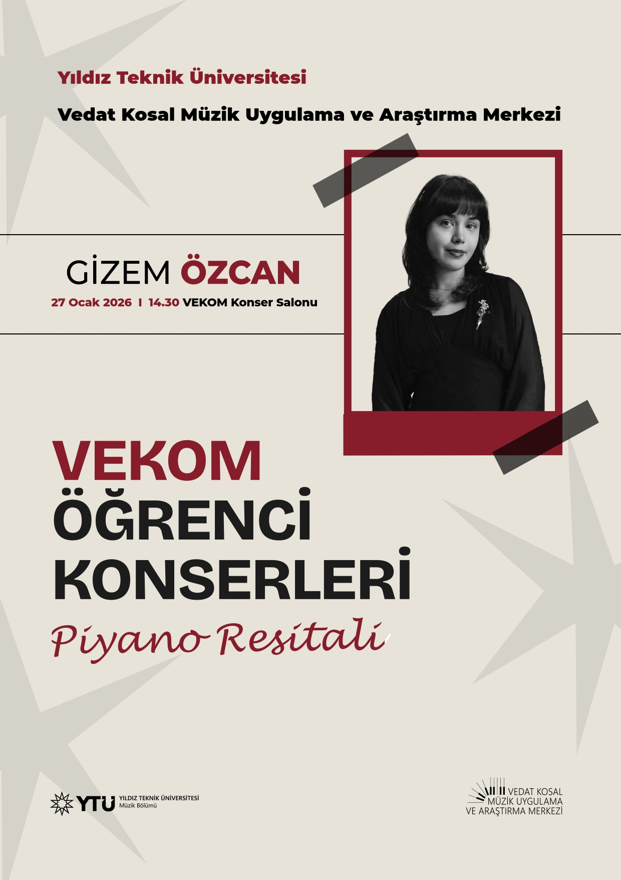 27.01.2026 | Gizem Özcan, piyano