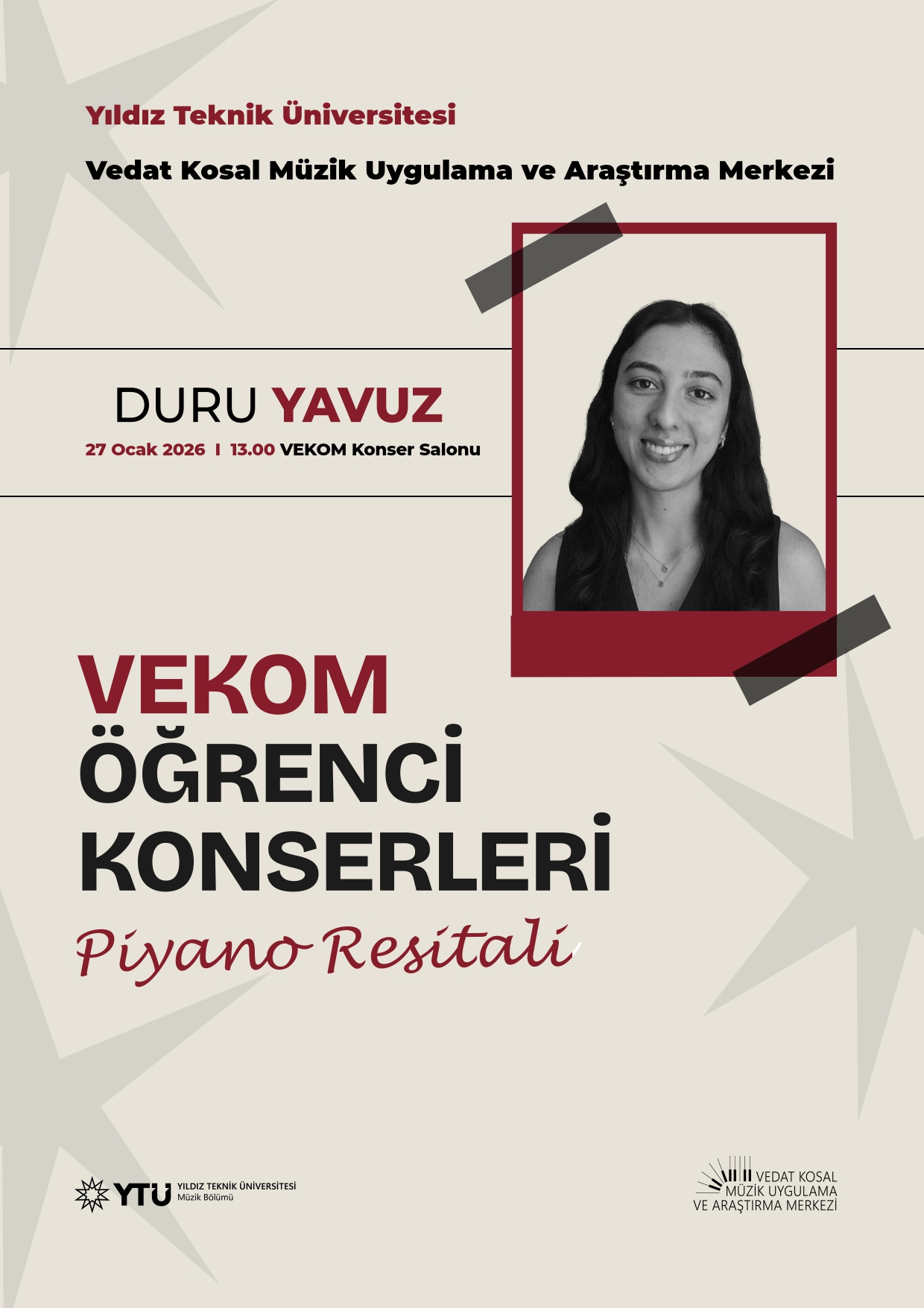 27.01.2026 | Duru Yavuz, piyano